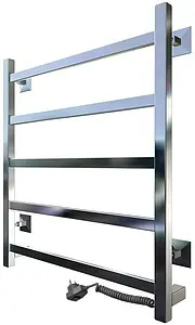 Полотенцесушитель электрический лесенка Тругор Пэк 20 кв 60х40 полированная сталь Полотенцесушитель электрический лесенка Тругор Пэк 20 кв 60х40 полированная сталь, 1
