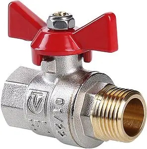 Кран шаровый ¾"в x ¾"н Valtec Base VT.218.N.05 Кран шаровый ¾"в x ¾"н Valtec Base VT.218.N.05, 1