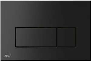 Клавиша смыва для унитаза AlcaPlast Thin M578 черный матовый Клавиша смыва для унитаза AlcaPlast Thin M578 черный матовый, 1