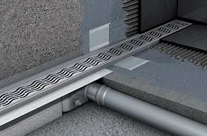 Лоток душевой пристенный 685мм h=52мм 0.95л/сек ACO Showerdrain C 408764 Лоток душевой пристенный 685мм h=52мм 0.95л/сек ACO Showerdrain C 408764, 2