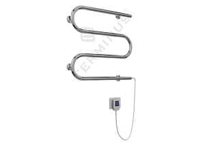 Полотенцесушитель электрический М-образный Terminus Электро 25 ПСЭ М 500х500 полированная сталь 4620768883910 Полотенцесушитель электрический М-образный Terminus Электро 25 ПСЭ М 500х500 полированная сталь 4620768883910, 2