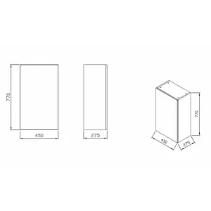 Шкаф Ravak Natural 45 белый X000001054 Шкаф Ravak Natural 45 белый X000001054, 2