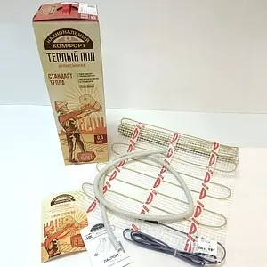 Теплый пол (нагревательный мат) Национальный комфорт 2НК 450Вт 3.0м² 2206198 Теплый пол (нагревательный мат) Национальный комфорт 2НК 450Вт 3.0м² 2206198, 2