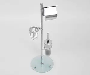 Стойка для аксессуаров Wasserkraft хром K-1256 Стойка для аксессуаров Wasserkraft хром K-1256, 2