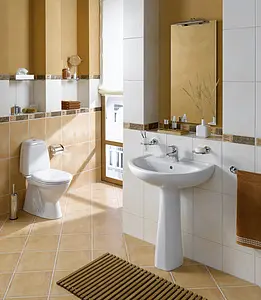 Раковина с пьедесталом VitrA Normus 55 белый 9600B003-7650 Раковина с пьедесталом VitrA Normus 55 белый 9600B003-7650, 4