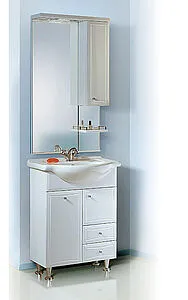 Шкаф-зеркало Aqwella Barcelona 60 белый Ba.02.06 Шкаф-зеркало Aqwella Barcelona 60 белый Ba.02.06, 5