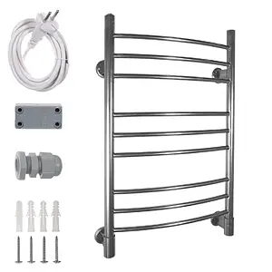 Полотенцесушитель электрический лесенка Energy Ergo 800х500 полированная сталь Полотенцесушитель электрический лесенка Energy Ergo 800х500 полированная сталь, 2