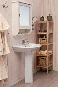 Раковина Santek Бриз 55 белый 1WH110460 Раковина Santek Бриз 55 белый 1WH110460, 5