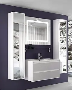 Тумба-умывальник подвесная Aquaton Римини 100 белый 1A2328K3RN010 Тумба-умывальник подвесная Aquaton Римини 100 белый 1A2328K3RN010, 3