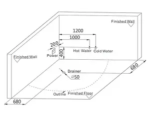 Ванна акриловая с гидромассажем Gemy 152x152 G9082 B Ванна акриловая с гидромассажем Gemy 152x152 G9082 B, 5