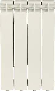 Радиатор алюминиевый 4 секции Stout Bravo 500 SRA-0110-050004 Радиатор алюминиевый 4 секции Stout Bravo 500 SRA-0110-050004, 2