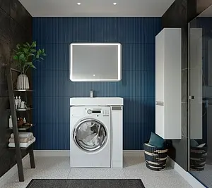 Тумба-умывальник напольная над стиральной машиной Aquaton Лондри 80 белый 1A2361K0LH010 Тумба-умывальник напольная над стиральной машиной Aquaton Лондри 80 белый 1A2361K0LH010, 5