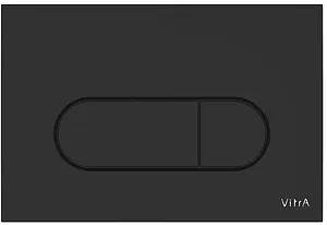 Клавиша смыва для унитаза VitrA Root Round 740-2211 черный матовый Клавиша смыва для унитаза VitrA Root Round 740-2211 черный матовый, 1