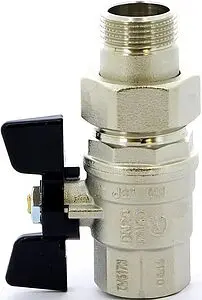 Кран шаровый с американкой ¾"в x ¾"н Bugatti Oregon 03220032 Кран шаровый с американкой ¾"в x ¾"н Bugatti Oregon 03220032, 5