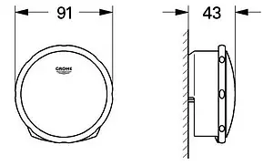 Комплект накладок Grohe Talentofill 19952000 Комплект накладок Grohe Talentofill 19952000, 2