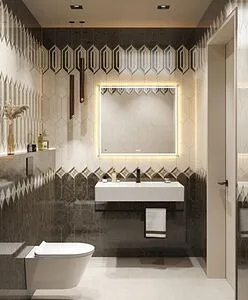 Зеркало с подсветкой Kerama Marazzi Tecno 90 белый глянцевый TE.mi.90 Зеркало с подсветкой Kerama Marazzi Tecno 90 белый глянцевый TE.mi.90, 3