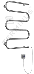 Полотенцесушитель электрический Ш-образный Terminus Электро 25 ПСЭ Ш 600х800 полированная сталь 4620768883972 Полотенцесушитель электрический Ш-образный Terminus Электро 25 ПСЭ Ш 600х800 полированная сталь 4620768883972, 2