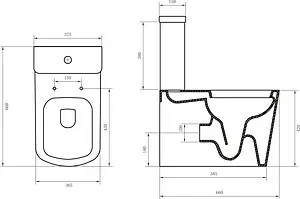 Унитаз-компакт безободковый BelBagno Albano белый BB120CPR+BB120T Унитаз-компакт безободковый BelBagno Albano белый BB120CPR+BB120T, 2