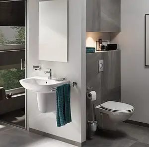 Комплект 6 в 1 Grohe Bau Ceramic 39586000 с кнопкой Skate Cosmopolitan 38732000 хром глянцевый Комплект 6 в 1 Grohe Bau Ceramic 39586000 с кнопкой Skate Cosmopolitan 38732000 хром глянцевый, 4