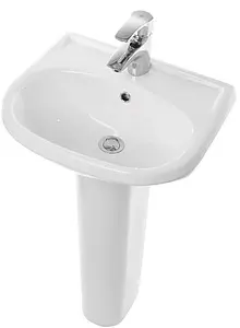 Раковина Sanita Комфорт 50 белый WB.PD/Comfort/50-C/WHT.G/S1 Раковина Sanita Комфорт 50 белый WB.PD/Comfort/50-C/WHT.G/S1, 3