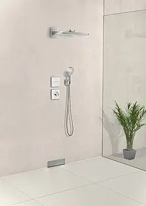 Вентиль переключающий на 3 потребителя Hansgrohe ShowerSelect Glass белый/хром 15736400 Вентиль переключающий на 3 потребителя Hansgrohe ShowerSelect Glass белый/хром 15736400, 5