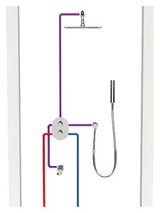 Термостат для 3 потребителей Ravak Chrome CR 067.00 хром X070075 Термостат для 3 потребителей Ravak Chrome CR 067.00 хром X070075, 3