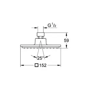 Лейка верхнего душа Grohe Euphoria Cube 150 хром 27705000 Лейка верхнего душа Grohe Euphoria Cube 150 хром 27705000, 2
