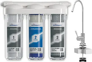 Фильтр под мойку для мягкой воды Аквабрайт АБФ-ТРИА-СТАНДАРТ Фильтр под мойку для мягкой воды Аквабрайт АБФ-ТРИА-СТАНДАРТ, 1