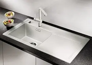 Мойка кухонная Blanco Zenar 45 S 86 L кофе 523861 Мойка кухонная Blanco Zenar 45 S 86 L кофе 523861, 5