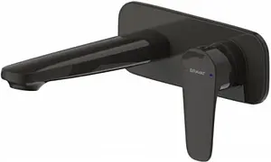 Смеситель для раковины из стены Bravat Rhein чёрный матовый P8429564BW-ENG Смеситель для раковины из стены Bravat Rhein чёрный матовый P8429564BW-ENG, 1