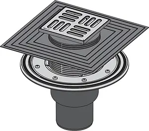 Трап вертикальный Set AlcaPlast 100x100мм APV4344 Трап вертикальный Set AlcaPlast 100x100мм APV4344, 3