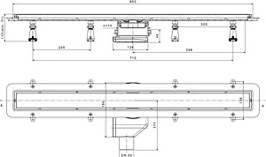 Лоток душевой Set 850мм h=52мм 0.8л/сек Pestan Confluo Premium Black Glass Line 850 13000295 Лоток душевой Set 850мм h=52мм 0.8л/сек Pestan Confluo Premium Black Glass Line 850 13000295, 5