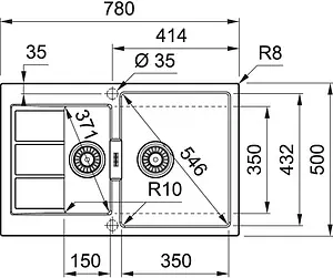 Мойка кухонная Franke Sirius 2.0 S2D 651-78 белый 143.0628.385 Мойка кухонная Franke Sirius 2.0 S2D 651-78 белый 143.0628.385, 2