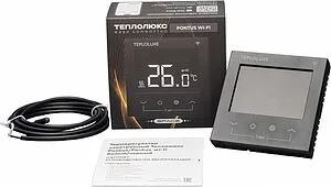 Терморегулятор Теплолюкс Pontus wi-fi Space черный 100037059600 Терморегулятор Теплолюкс Pontus wi-fi Space черный 100037059600, 3