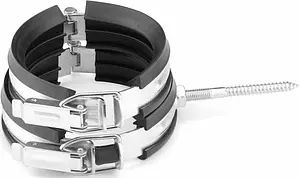 Хомут для канализационных труб шумопоглощающий D=110мм Rehau Raupiano Plus 11220141200 Хомут для канализационных труб шумопоглощающий D=110мм Rehau Raupiano Plus 11220141200, 1