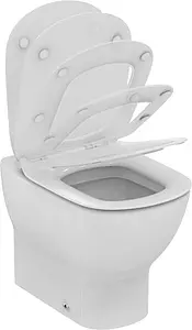 Унитаз приставной безободковый Ideal Standard Tesi AquaBlade белый T007701 Унитаз приставной безободковый Ideal Standard Tesi AquaBlade белый T007701, 3