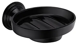 Мыльница Fixsen Luksor чёрный/золото FX-71608B Мыльница Fixsen Luksor чёрный/золото FX-71608B, 1