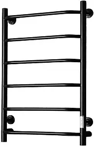 Полотенцесушитель электрический лесенка Тругор Пэк сп 6 80х50 черный матовый ВГП Полотенцесушитель электрический лесенка Тругор Пэк сп 6 80х50 черный матовый ВГП, 1