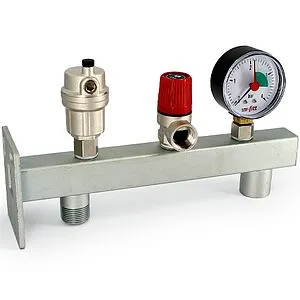 Группа безопасности котла до 50 кВт ¾" 3 бар Uni-Fitt 255S3230 Группа безопасности котла до 50 кВт ¾" 3 бар Uni-Fitt 255S3230, 1