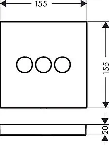 Вентиль переключающий на 3 потребителя Hansgrohe ShowerSelect хром 15764000 Вентиль переключающий на 3 потребителя Hansgrohe ShowerSelect хром 15764000, 2