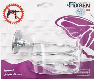 Держатель для фена Fixsen Round хром FX-92119 Держатель для фена Fixsen Round хром FX-92119, 3