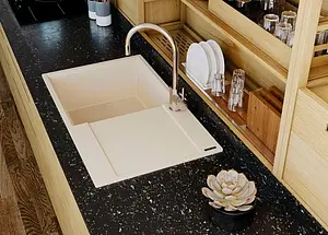 Мойка кухонная Omoikiri Daisen 86-BL черный 4993700 Мойка кухонная Omoikiri Daisen 86-BL черный 4993700, 3