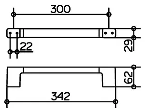 Поручень Keuco Collection Moll хром 12707010000 Поручень Keuco Collection Moll хром 12707010000, 3