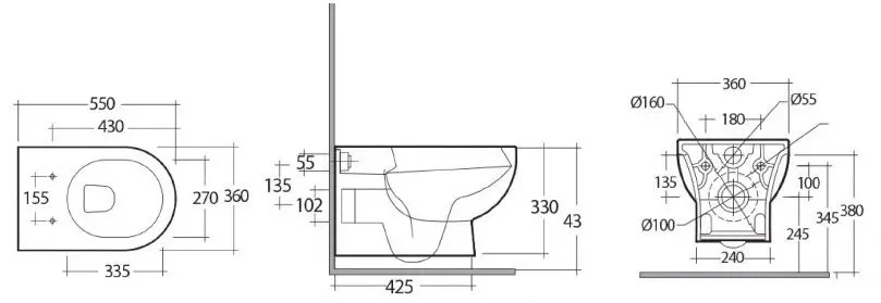 Унитаз подвесной Kerama Marazzi Buongiorno Pro белый BG.Pro.wc.02 Унитаз подвесной Kerama Marazzi Buongiorno Pro белый BG.Pro.wc.02, 2
