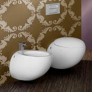 Биде подвесное Laufen Alessi One c покрытием LCC белый 8.3097.1.400.304.1 Биде подвесное Laufen Alessi One c покрытием LCC белый 8.3097.1.400.304.1, 5