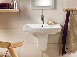 Раковина Cersanit Carina 55 белый S-UM-CAR55/1-w Раковина Cersanit Carina 55 белый S-UM-CAR55/1-w, 5