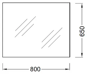 Зеркало Jacob Delafon Ola 80 EB1098-RU Зеркало Jacob Delafon Ola 80 EB1098-RU, 4