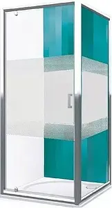 Душевое ограждение 900x900мм прозрачное/матовое стекло Roltechnik Lega Line LLDO1+LLB/900 551-9000000-00-21+553-9000000-00-21 Душевое ограждение 900x900мм прозрачное/матовое стекло Roltechnik Lega Line LLDO1+LLB/900 551-9000000-00-21+553-9000000-00-21, 1