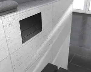 Клавиша смыва для унитаза TECEsquare II 9240833 черный матовый Клавиша смыва для унитаза TECEsquare II 9240833 черный матовый, 3