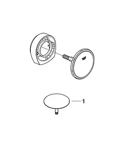 Комплект накладок Grohe Talentofill 19952000 Комплект накладок Grohe Talentofill 19952000, 3